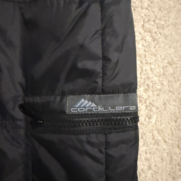 Cordillera black puffer skirt size m side zipper closure skiing cold - Picture 2 of 8